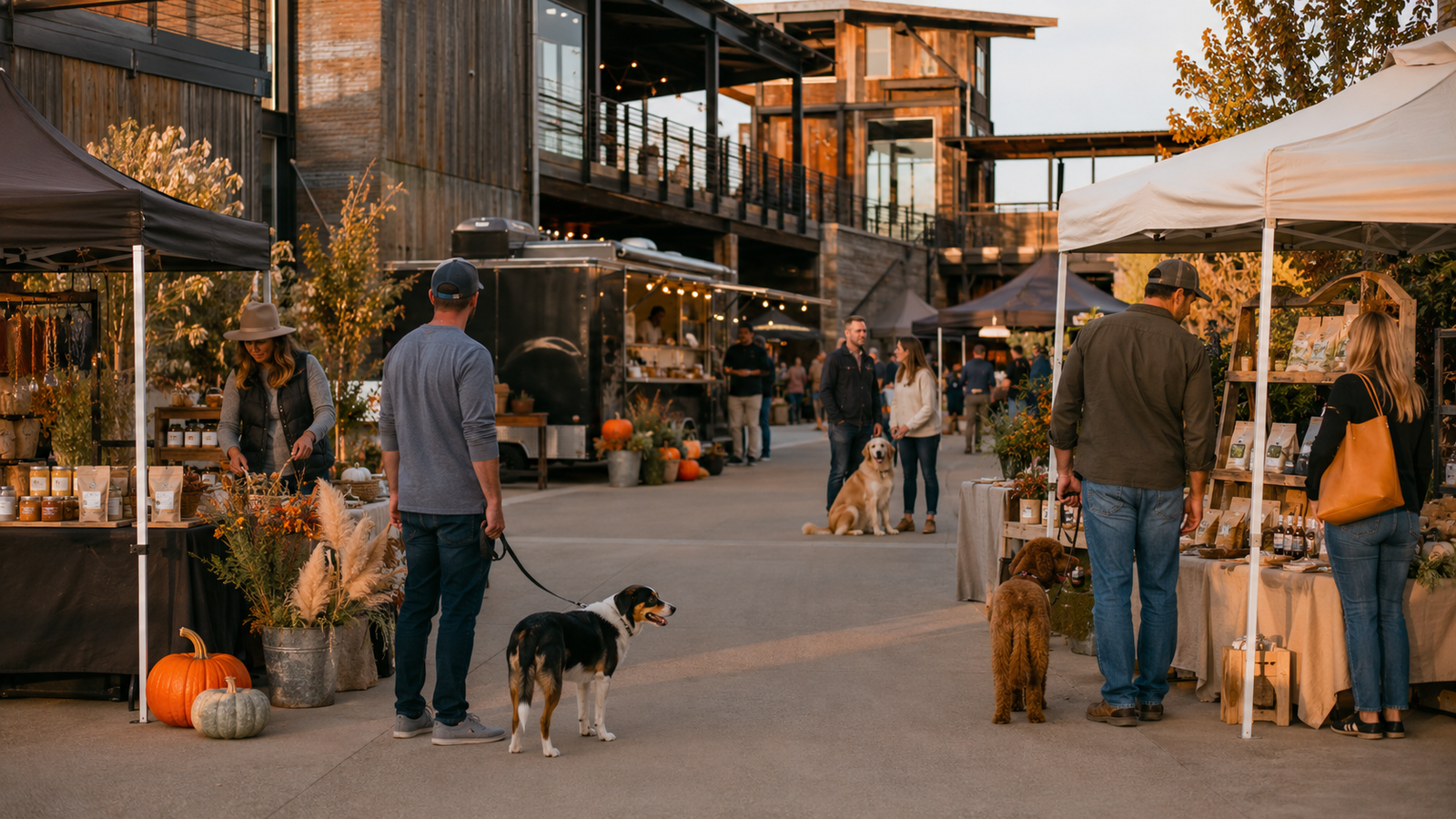 Outdoor Market concept