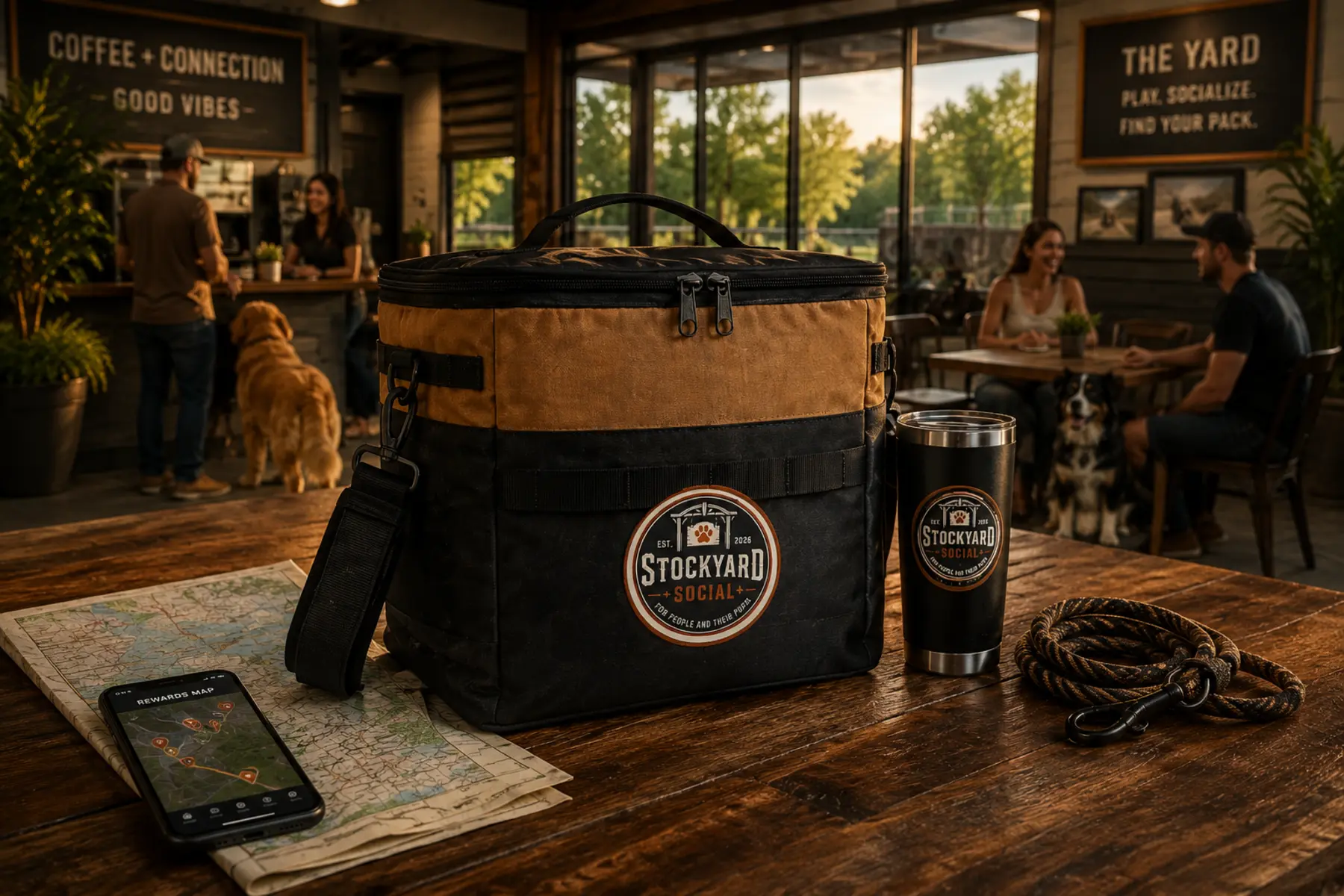 Stockyard Social numbered soft cooler ready for a Pack adventure