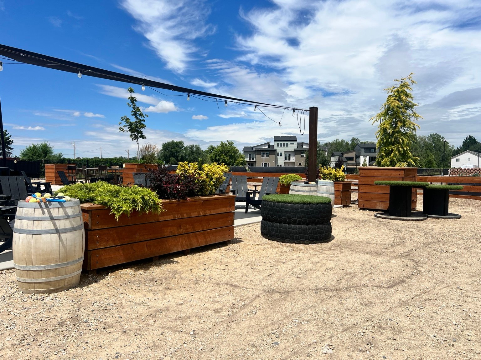 Existing outdoor yard